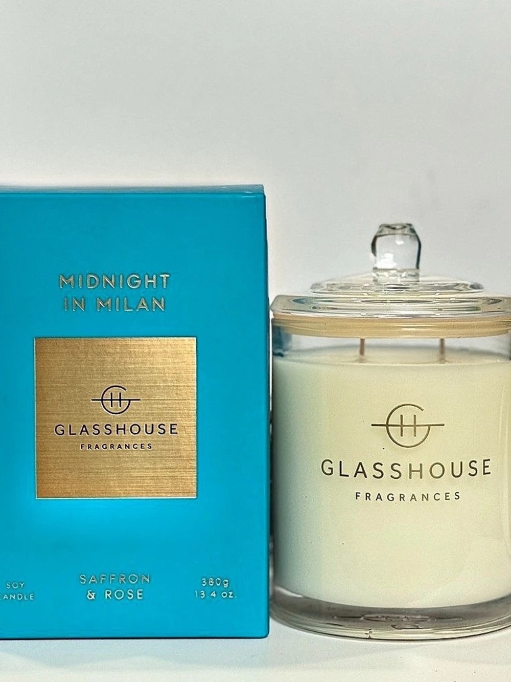 Glasshouse Fragrances Midnight in Milan Candle 380g 13.4 oz NEW $55 Retail